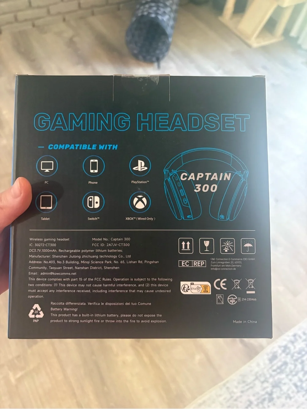300 Gaming Headset —Black